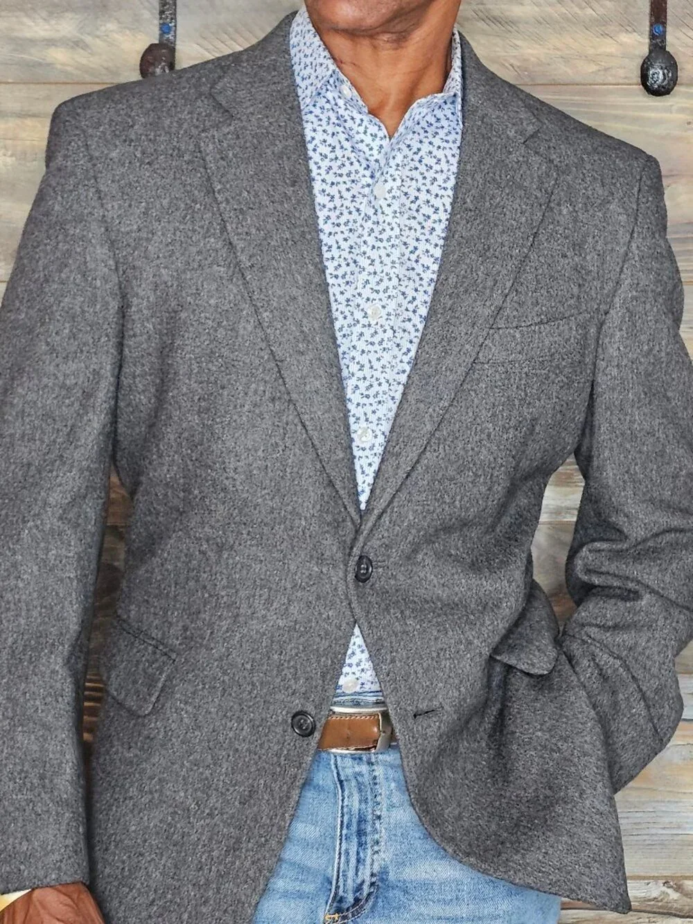 Jos. A. Bank Camelhair Gray Jacket Blazer 42R